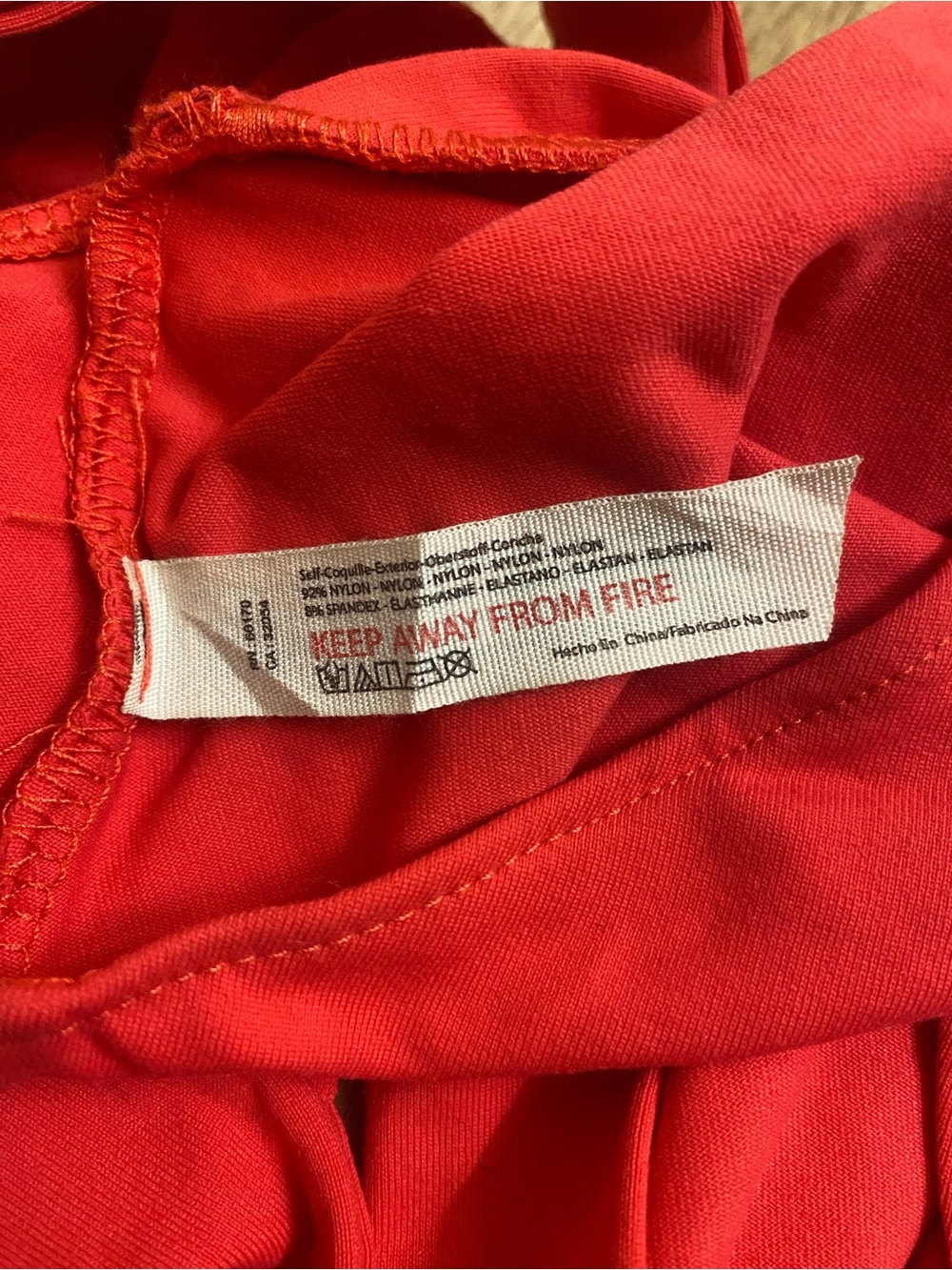 Free People Red Sleeveless High-Neck Bodysuit - Picture 6 of 8